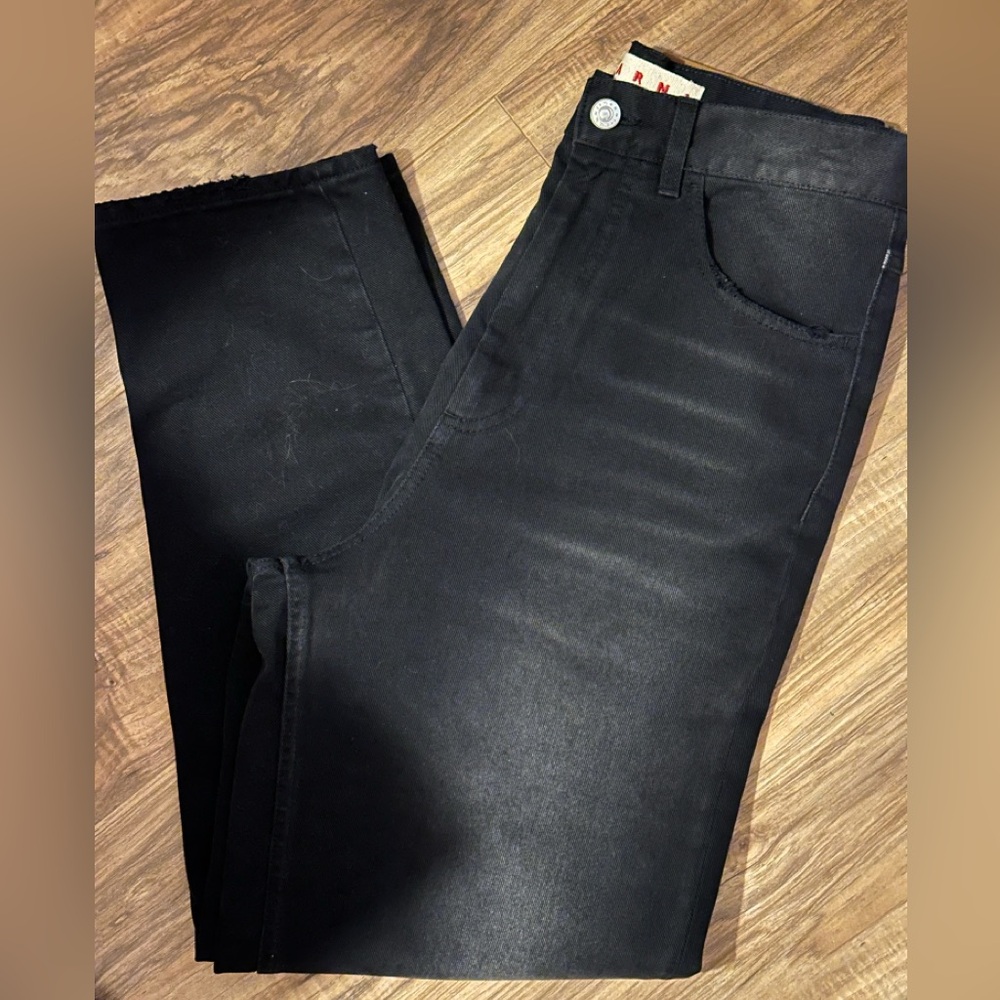 Marni Black Horseshoe Denim Jeans - Picture 8 of 11